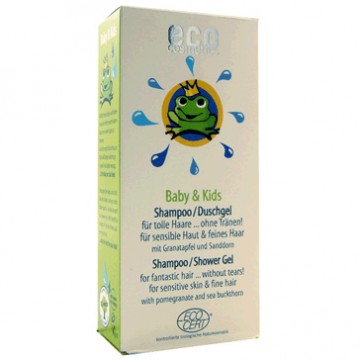 Champu y Gel Baño Ducha Baby Eco 200ml Eco Cosmetics