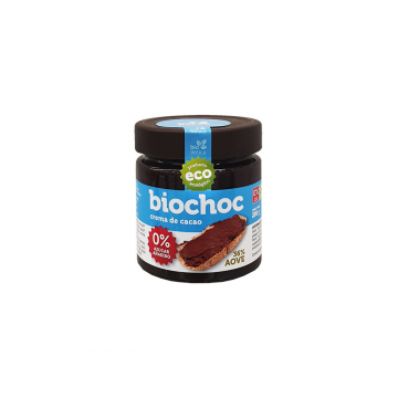 BIOCHOC CREMA DE CACAO  BIO 0% AZUCAR AÑADIDO 200GR