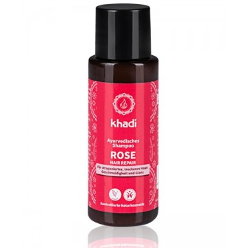 Champu Rosa Reparador Vegan 30ml Khadi