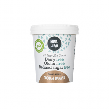 HELADO BIO CACAO Y PLÁTANO VEGAN 460 ml