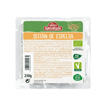 REFRIG SEITÁN DE ESPELTA BIO NATURSOY  250 G