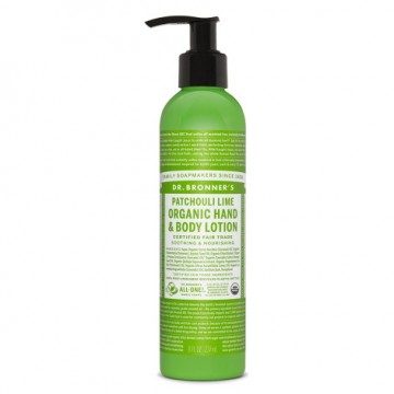 Locion Corporal Pachuli y Lima Vegan 240ml Dr. Bronners