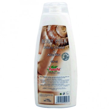 Leche Corporal Baba Caracol y Aloe Vera 400ml Planta-Pol