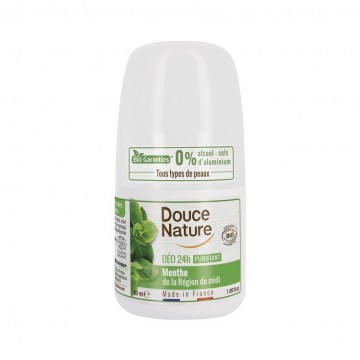 Desodorante Roll-On Menta Sin Alcohol Bio 50ml Douce Nature