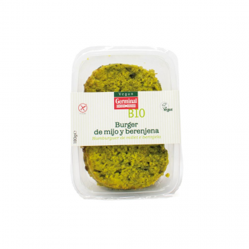 REFRIG BURGER VEGETAL DE BERENJENA Y MIJO SIN GLUTEN  180GR