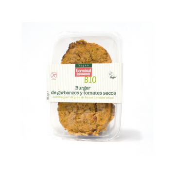 REFRIG BURGER VEGETAL DE TOMATES SECOS Y GARBANZOS SIN GLUTEN  180GR