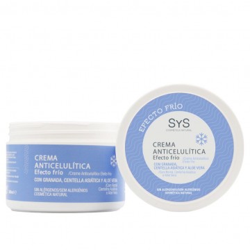 Crema Anticelulitica Efecto Frio 300ml Sys Cosmetica Natural