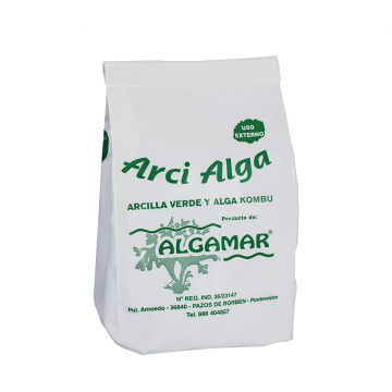 Arci Alga Arcilla Verde y Alga Kombu 500g Algamar