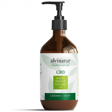 Aceite de Masaje Cañamo CBD 250ml Alvinatur