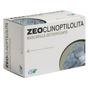 Zeoclinoptilolita Mascarilla detoxificante Zeolita 30 Sobres CFN