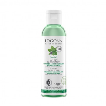 Tonico Facial Purificante con Menta y Acido Salicilico Bio Vegan 125ml Logona