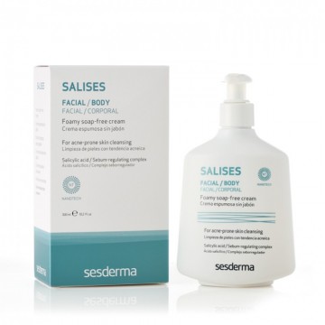 Salises Crema Espumosa Sin Jabon Piel Acneica 300ml Sesderma