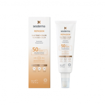 Repaskin Facial SPF50 Tacto Seda Color 50ml Sesderma