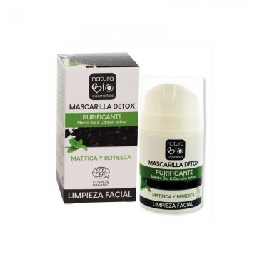 Mascarilla detox Purificante 50ml Naturabio Cosmetics