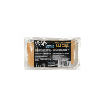 REFRIG LONCHAS VEGANAS SABOR CHEDDAR VIOLIFE 500 g