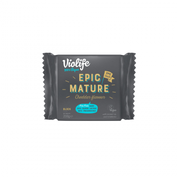 REFRIG QUESO EPIC MATURE CHEDDAR VIOLIFE BLOQUE 200 G