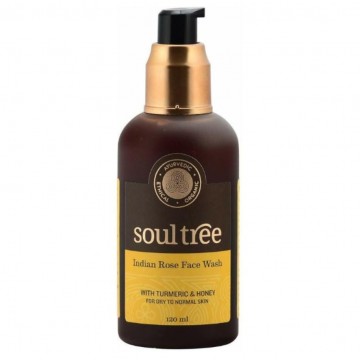 Gel Limpiador Facial de Rosas Curcuma 120ml Soultree