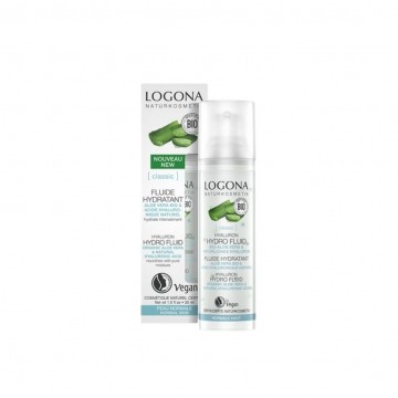 Fluido Hidratante de Aloe Vera y Acido Hialuronico Bio Vegan 30ml Logona