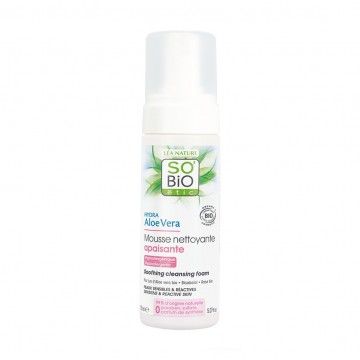 Espuma Limpiadora Hipoalergenica Bisabolol Aloe Rosas Bio 150ml So' Bio Etic