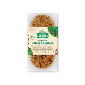 REFRIG BURGER VEGETAL DE KALE Y 3 QUINOAS 160 g