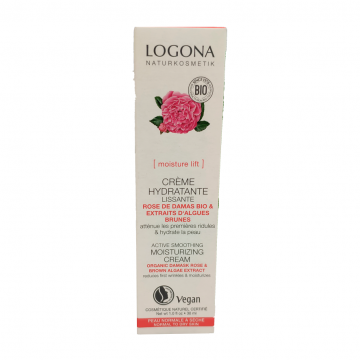 Crema Facial Dia Hidratante Rosas Vegan 30ml Logona