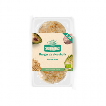 REFRIG BURGER VEGETAL DE ALCACHOFA 160g Sorribas