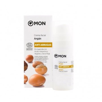 Crema Facial Argan Antiarrugas Eco 50ml Mon