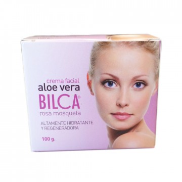 Crema Facial Aloe Vera y Rosa Mosqueta 100g Bilca