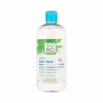 Agua Micelar Hidratante Aloe Vera Bio 500ml So' Bio Etic