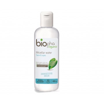 Agua Micelar Cara y Ojos Bio 400ml Biopha Organic