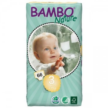 Pañales Deshechables Midi Talla-3 Eco 52 Bambo