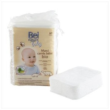 Maxi Discos 100% algodon para Bebe 60uds Bel Nature