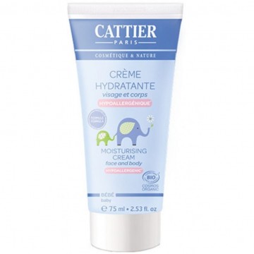 Crema Hidratante Bebe Cara y Cuerpo Bio 75ml Cattier