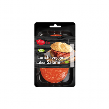 REFRIG LONCHAS VEGANAS SABOR SALAMI BIO  100 g - El Granero