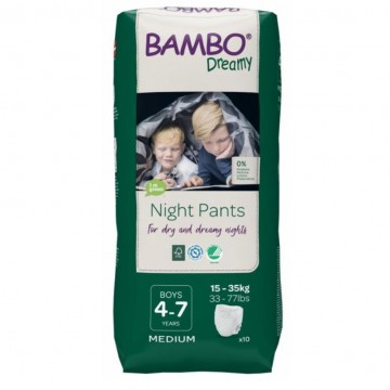 Braguita Noche Niño 4-7 años de 15-35Kg 10uds Bambo