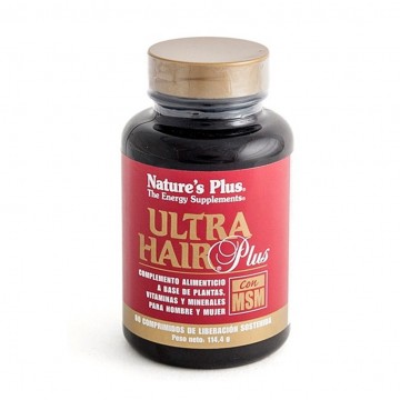 Ultra Hair Plus con MSM 60comp Nature'S Plus