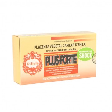 Placenta Vegetal Capilar Plus Forte 4 Vialesx25ml Shila