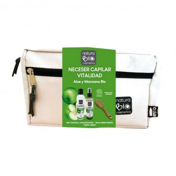 Neceser capilar vitalidad Aloe y Manzana Eco Vegan 1 Kit Naturabio Cosmetics