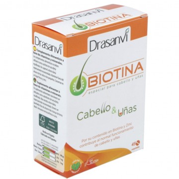 Biotina Cabello y Uñas 45comp Drasanvi