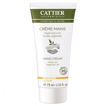 Crema de Manos Arcilla Blanca Bio 75ml Cattier