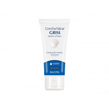 Crema de Manos Aclarante Concha Nacar 80ml Grisi