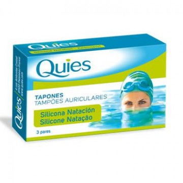 Tapones para Los Oidos de Silicona Natacion Adultos 6 Quies