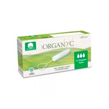 Tampon Super Sin Aplicador 16uds Organyc