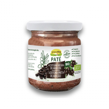 PATE BIO ACEITUNAS NEGRAS DE ARAGON 175 GR