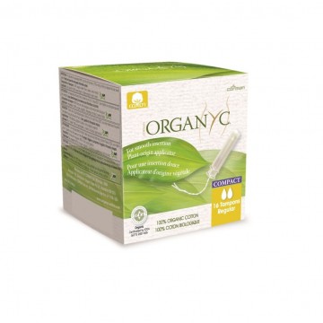 Tampon Regular Compact 16uds Organyc