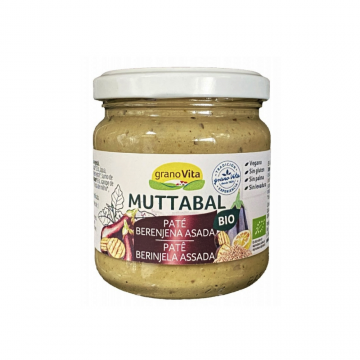 PATE MUTTABAL BIO (BERENJENA ASADA) EN CRISTAL 175G
