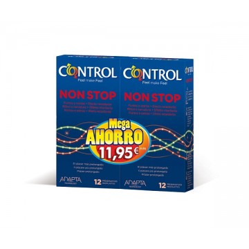 Pack Ahorro Preservativos Non Stop 2cajasx12uds Control