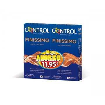 Pack Ahorro Preservativos Finissimo 2cajasx12uds Control