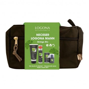 Neceser Hombre Ginkgo y Cafeina Vegan 1 Kit Logona