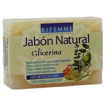 Jabon Natural Glicerina Bio 1ud Bifemme